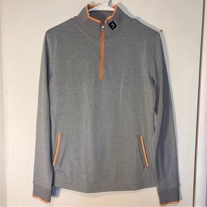 NWT FootJoy Women’s Small Half-Zip Fleece Back Pique Mid Layer Golf Pullover